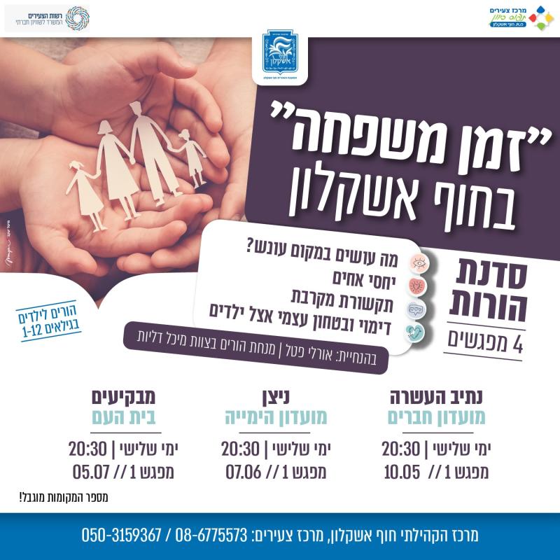 זמן משפחה - סדנת הורות, מבקיעים